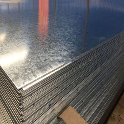 Hoja de acero galvanizado de 16 calibres con borde de hendidura laminada en frío