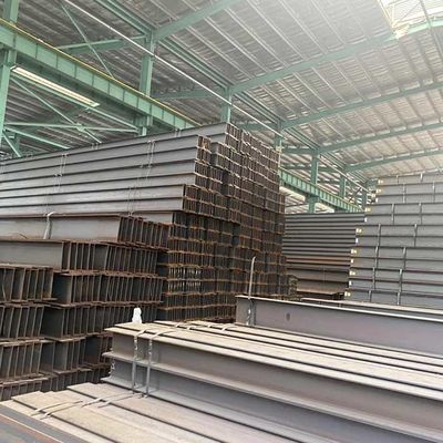 Q235 Q345 SS400 Velas de acero de forma H aplicadas en la construcción