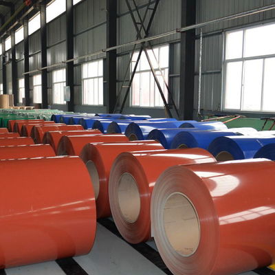 60-275 g/m2 RAL Color recubrido PPGI Prepintado de acero galvanizado bobina de acero cero espangles