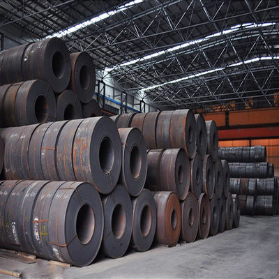 En el caso de los materiales de acero al carbono de grado A283, bobina con borde de hendidura