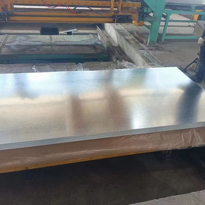 Hojas metálicas de acero recubiertas de zinc estándar 0.12-4.0 mm para diversas aplicaciones