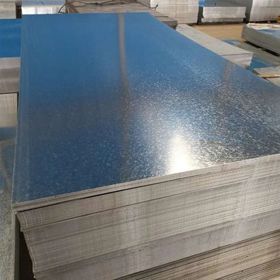 Hojas de acero galvanizado Tamaños normalizados de zinc laminado en caliente revestido 40-600 g/m2