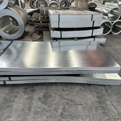 Hojas metálicas de acero recubiertas de zinc estándar 0.12-4.0 mm para diversas aplicaciones