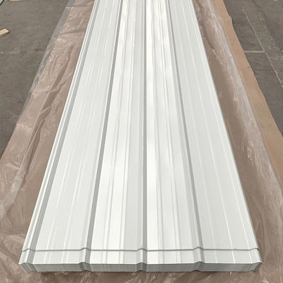 Hojas de techo de acero corrugado de acero rectangular acristalado con metal 7.5 mm