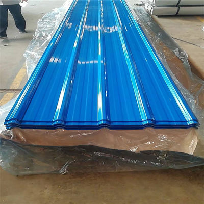 7.5 mm de acero corrugado de cubierta de chapa de techo vidriado