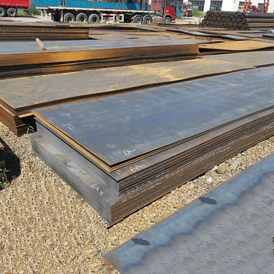 Astm A36 A572 Hojas de acero al carbono suave Ms Placas de acero al carbono laminadas en caliente