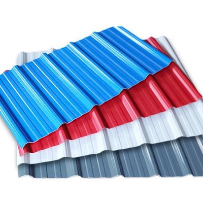 PPGI / PPGL Hojas de techo corrugado de acero galvanizado para la construcción