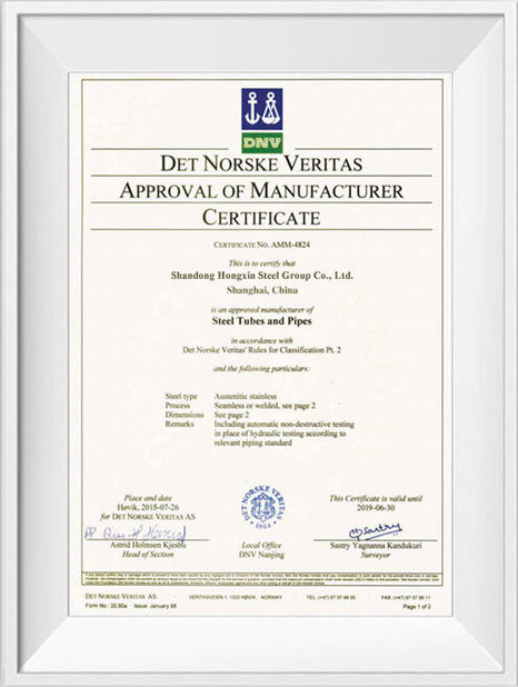 China Shandong Hongxin International Trade Co., LTD. certificaciones