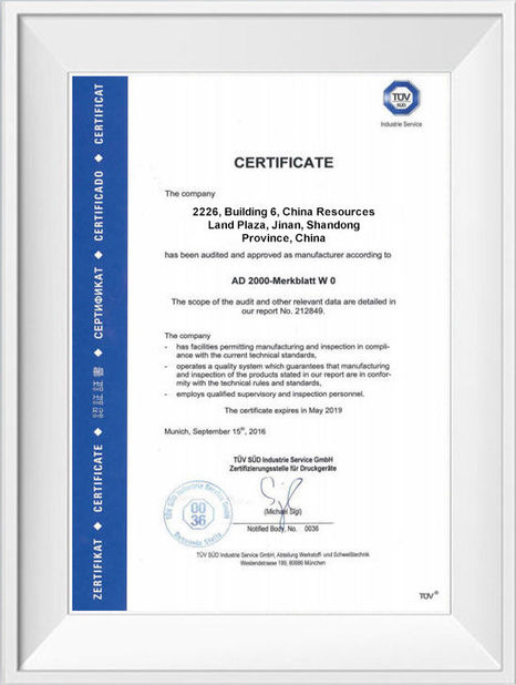 China Shandong Hongxin International Trade Co., LTD. certificaciones